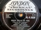 Jerry Lee Lewis - Great Balls Of Fire - Mean... - London - /10
