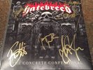 Hatebreed AUTOGRAPHED The Concrete Confessional LP Vinyl Signed Record