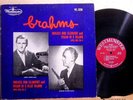 WESTMINSTER WL 5236 BRAHMS CLAARINET SONATA WLACH DEMUS VG++