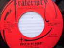 KENNY SMITH doowop soul 45 DEEP IN MY HEART / MONEY TALKS orig.FRATERNITY  F2014