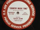 lp PATSY CLINE rare COUNTRY MUSIC TIME Air Force w/ The Jordanaires