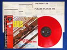 BEATLES Please Please Me JAPAN LIMITED RED-VINYL MONO AUDIOPHILE LP OBI NM-/NM-
