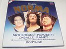 BELLINI NORMA OPERA 3 LP VYNILE 1988 CABALLE PAVAROTTI SUTHERLAND BONYNGE BEGLEY