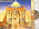 IRON MAIDEN powerslave LP EX-/VG POWER 1 A1U/B1U 1st uk with lyric inner 1984