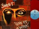 THE SWEET give us a wink (red vinyl) LP EX/EX- RR 2084-TS germany 1990 reissue