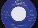 LARRY BAILEY Groove With Me  M- modern soul 45 boogie disco funk HEAR