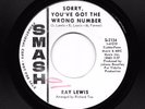 Ray Lewis - Sorry You've Got The Wrong Number / I Still Love You (Soul, 45)