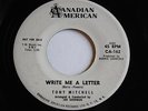 Tony Mitchell TEEN POP Write Me A Letter / Ponchinello American Canadian PROMO