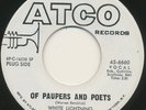 WHITE LIGHTNING on Atco —WILLIAM— 60s punk garage fuzz 45 | NM PROMO | LISTEN