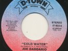 JOE DADDARIO on D-Town —COLD WATER— minimal synth electro 45 | LISTEN