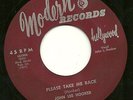 Blues 45-John Lee Hooker-Please Take Me Back/Love Money Can't Buy-Modern 908-VG+