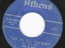 Rare Rockabilly: BILL & WILL - GOIN' TO THE RIVER -ATHENS 204  (VG)