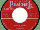 JOHNNY OTIS Sandy's Boogie / Butterball 45rpm Peacock 1957 nice copy