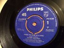 JOHNNY HALLYDAY - SHAKE THE HAND OF A FOOL / HOLD BACK THE SUN - PHILIPS PB1238