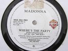 MADONNA : WHERE'S THE PARTY / PAPA DON'T PREACH - 1986 PROMO FROM SOUTH AFRICA.
