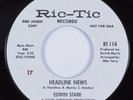 Northern Soul 45 EDWIN STARR Headline News RIC-TIC promo HEAR
