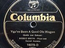 BESSIE SMITH - ‘YOU’VE BEEN A GOOD OLE WAGON’ COLUMBIA 14079-D, LOUIS ARMSTRONG