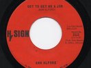 ANN ALFORD 'Got To Get Me A Job' US Hysign Nola Sister Funk/Sweet Soul/Breaks 45