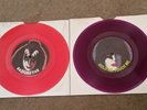 KISS,Gene Simmons RADIOACTIVE, Paul Stanley Hold Me Touch Me, Red/Purple vinyl.