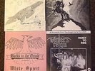 NWOBHM: (4 Singles) Metal Mirror, Winters Reign, White Spirit, Quartz.