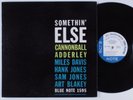 CANNONBALL ADDERLEY Somethin' Else  BLUE NOTE LP mono W. 63rd