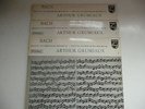 GRUMIAUX PLAYS BACH 6 SONATAs & PARTITAs FOR SOLO VIOLIN PHILIPS SAL 3472-4