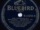 Pre-War Jazz 78 McKINNEY'S COTTON PICKERS Miss Hannah BLUEBIRD 10232 E/E+