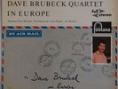 DAVE BRUBECK QUARTET: In Europe FONTANA Holland Import 50s Orig LP NM- Jazz