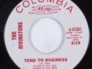 Northern Soul 45 RIVINGTONS Tend To Business COLUMBIA promo HEAR