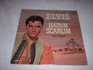 ELVIS PRESLEY LP HARUM SCARUM LPM-3468 WHITE LETTERS  WITH PHOTO INSERT