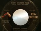 Rare Northern Soul 45 Barbara Cooper What's One More Tear on RCA STOCK HEAR