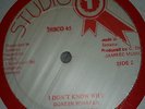 DOREEN SCHAEFER/DELROY WILSON - I Don't Know Why 12