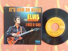 ELVIS PRESLEY It's Now Or Never 45 rpm w/ PICTURE SLEEVE RCA Victor 1977 Mexico