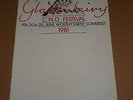 Glastonbury CND Festival 1981 Programme (New Order/Hawkwind/Gong/Chicken Shack)