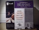 BRUNO WALTER:BRAHMS SYMPHONIE Nr.3 LP CSO DARK MAROON PHILIPS STEREO
