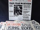 ELVIS PRESLEY The Memphis Record UK NEWSPAPER CLIPPINGS RCA 2LP NM