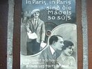 PICTURE DISC-Bildplatte-Weco Tonbild Postkarte-In Paris sind Mädels so-Schellack