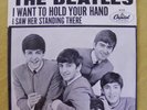 THE BEATLES I Want To Hold Your Hand 45 Picture Sleeve Capitol 5112 US 1963 VG
