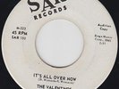 THE VALENTINOS It's All Over Now 45 on SAR R&B/soul promo (Rolling Stones) HEAR