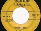 El Pollos School Girl / Why Treat Me This Way 45 HEAR 1958 Doo-Wop Rock Neptune