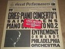Entremont/Ormandy GRIEG/SAINT-SAENS Piano Concertos - CBS MY 37805 SEALED