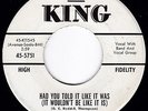 R&B popcorn ALBERT KING Had You Told It Like It Was HEAR