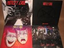 MOTLEY CRUE-FOUR RECORDS*TOO FAST 4 LOVE-THEATRE OF PAIN-GIRLS,GIRLS,GIRLS-SHOUT