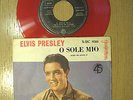 ELVIS PRESLEY - O SOLE MIO  EXTRA RARE RED VINYL YUGOSLAVIA PRESS 7