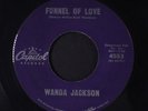 WANDA JACKSON: Funnel Of Love / Right Or Wrong 45 Soul