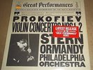 Isaac Stern/Ormandy PROKOFIEV Violin Concertos No.1 & 2 - CBS MY 38525 SEALED
