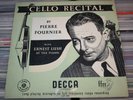 DECCA LXT 2766 PIERRE FOURNIER CELLO RECITAL BACH CHORAL SONATA LUSCH PIANO UK