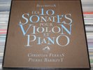 3LP FALP 584/87 BEETHOVEN SONATAS FOR VIOLIN & PIANO FERRAS & BARBIZET NM-/VG++