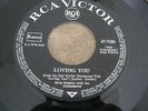 Elvis Presley Teddy Bear/Loving you V2 label