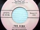 the FOUR SOUNDS doowop original TUFF 45 THE RING b/w PETER'S GUN fm388